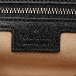 Pre Owned Gucci Black Small Goatskin Aphrodite Shoulder Bag