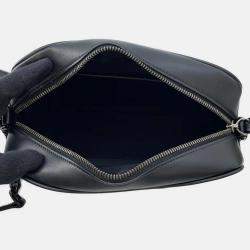 Pre Owned Gucci GG Marmont Small Camera Bag Black Leather Size Small