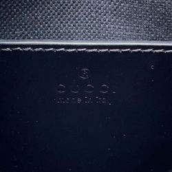 Pre Owned Gucci GG Marmont Small Camera Bag Black Leather Size Small