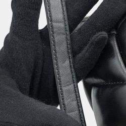 Pre Owned Gucci Gg Marmont Mini Backpack In Leather Black