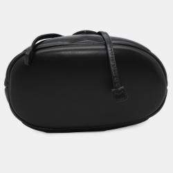 Pre Owned Gucci Gg Marmont Mini Backpack In Leather Black