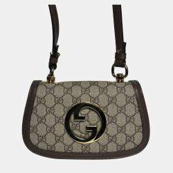 Pre Owned Gucci Blondie Monogram Shoulder Bag