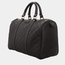 Pre Owned Gucci Guccissima Boston Top Handle
