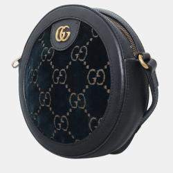 Pre Owned Gucci Ophidia Round Bag