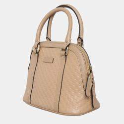 Pre Owned Microguccissima Mini Dome Satchel