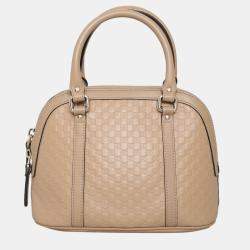 Pre Owned Microguccissima Mini Dome Satchel