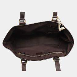 Pre Owned Jolicoeur Medium GG Canvas Tote Bag