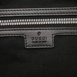 Pre Owned Gucci Black GG Supreme Retro Interlocking G Garment Bag
