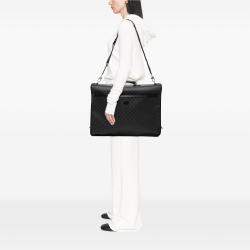 Pre Owned Gucci Black GG Supreme Retro Interlocking G Garment Bag