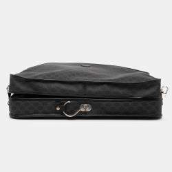 Pre Owned Gucci Black GG Supreme Retro Interlocking G Garment Bag