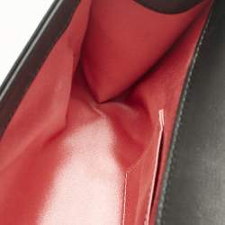 Pre Owned Gucci Black Satin Dionysus Crystals Clutch