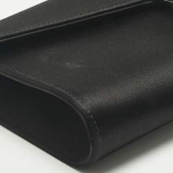 Pre Owned Gucci Black Satin Dionysus Crystals Clutch