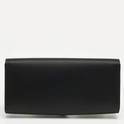 Pre Owned Gucci Black Satin Dionysus Crystals Clutch