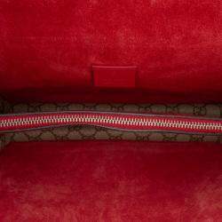 Pre Owned Gucci Brown Medium GG Supreme Dionysus Shoulder Bag