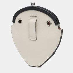 Pre Owned Gucci White Leather Fruittini Strawberry Crossbody