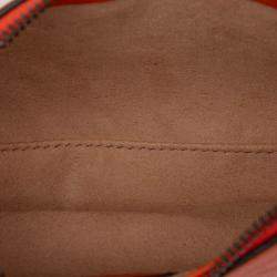 Pre Owned Gucci Orange Mini Leather Aphrodite Shoulder Bag