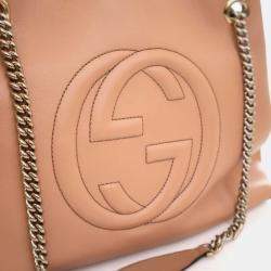 Pre Owned Gucci Calfskin Soho Disco Chain Hobo