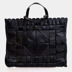 Pre Owned Gucci Calfskin Patchwork Tote