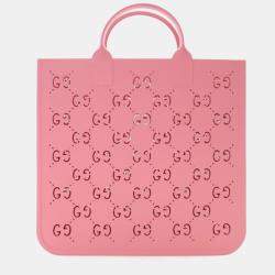 Pre Owned Gucci Rubber Tote