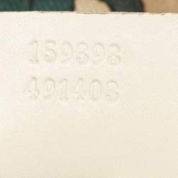 مملوكة مسبقًا حقيبة غوتشي بوسطن ويف كبيرة جلد غوتشي سيما بيضاء