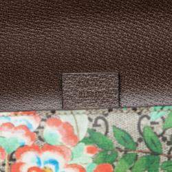 Pre Owned Gucci Multicolor Small GG Supreme Tian Padlock Crossbody