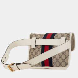 Pre Owned Gucci GG Supreme Ophidia Belt Bag