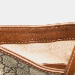 Pre Owned Gucci Beige/Brown Mini GG Supreme Web Jackie 1961 Crossbody