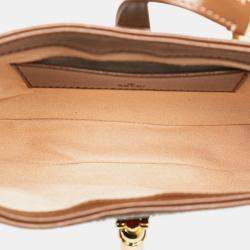 Pre Owned Gucci Beige/Brown Mini GG Supreme Web Jackie 1961 Crossbody