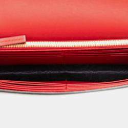 Pre Owned Gucci Multicolor GG Supreme Blooms Wallet on Chain