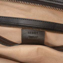 Pre Owned Gucci Black GG Marmont Matelasse Leather Crossbody