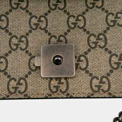 Pre Owned Gucci Brown Small GG Supreme Blooms Dionysus Crossbody