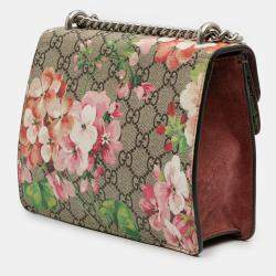Pre Owned Gucci Brown Small GG Supreme Blooms Dionysus Crossbody