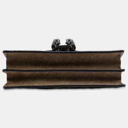 Pre Owned Gucci Brown Medium GG Supreme Dionysus Shoulder Bag
