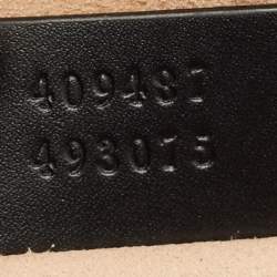 Pre Owned Gucci Black Guccissima Leather Small Padlock Shoulder Bag