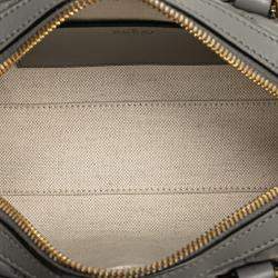 Pre Owned Gucci Grey Mini GG Matelasse Leather Marmont Satchel
