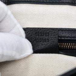 Pre Owned Gucci Blue Large GG Velvet Web Ophidia Tote