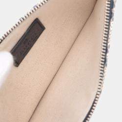 Pre Owned Gucci Beige Brown Mini GG Supreme Ophidia Tote