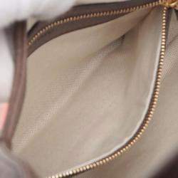 Pre Owned Gucci Brown Small GG Supreme Polka Dot Jackie 1961 Satchel