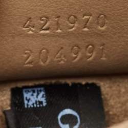 Pre Owned Gucci Beige GG Supreme Canvas and Suede Small Dionysus Shoulder Bag