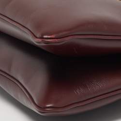 Pre Owned Gucci Burgundy Leather Arli Tote
