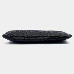 Pre Owned Gucci Black Leather GG Marmont Clutch