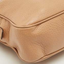 Pre Owned Gucci Beige Leather Small Soho Bowler Bag