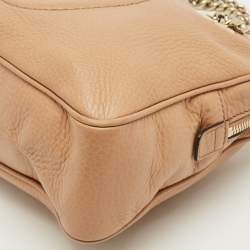 Pre Owned Gucci Beige Leather Small Soho Bowler Bag