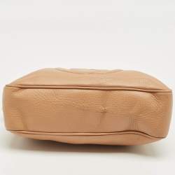 Pre Owned Gucci Beige Leather Small Soho Bowler Bag