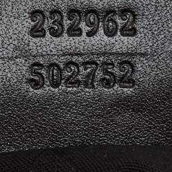 Pre Owned Gucci Beige/Black GG Canvas and Leather GG Twins Medium Hobo