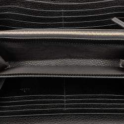 Pre Owned Gucci Black Mini Leather Dionysus Wallet on Chain