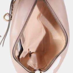 Pre Owned Gucci Dusty Pink Matelasse Calfskin Small GG Marmont Camera Bag