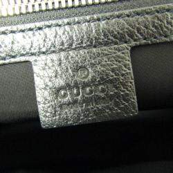 Pre Owned Gucci Off The Grid GG Nylon Canvas Leather Handbag Black