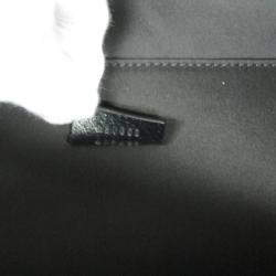 Pre Owned Gucci Off The Grid GG Nylon Canvas Leather Handbag Black