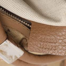 Pre Owned Gucci Brown/Beige GG Canvas Medium Techno Horsebit Hobo